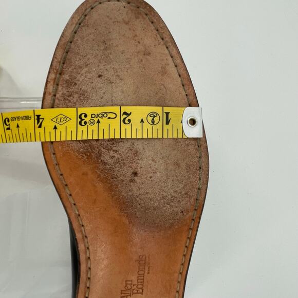 Allen Edmonds Men's Woodstock Loafers, Black/Cognac, Braided Tassel, Sz 10.5E - Picture 14 of 16